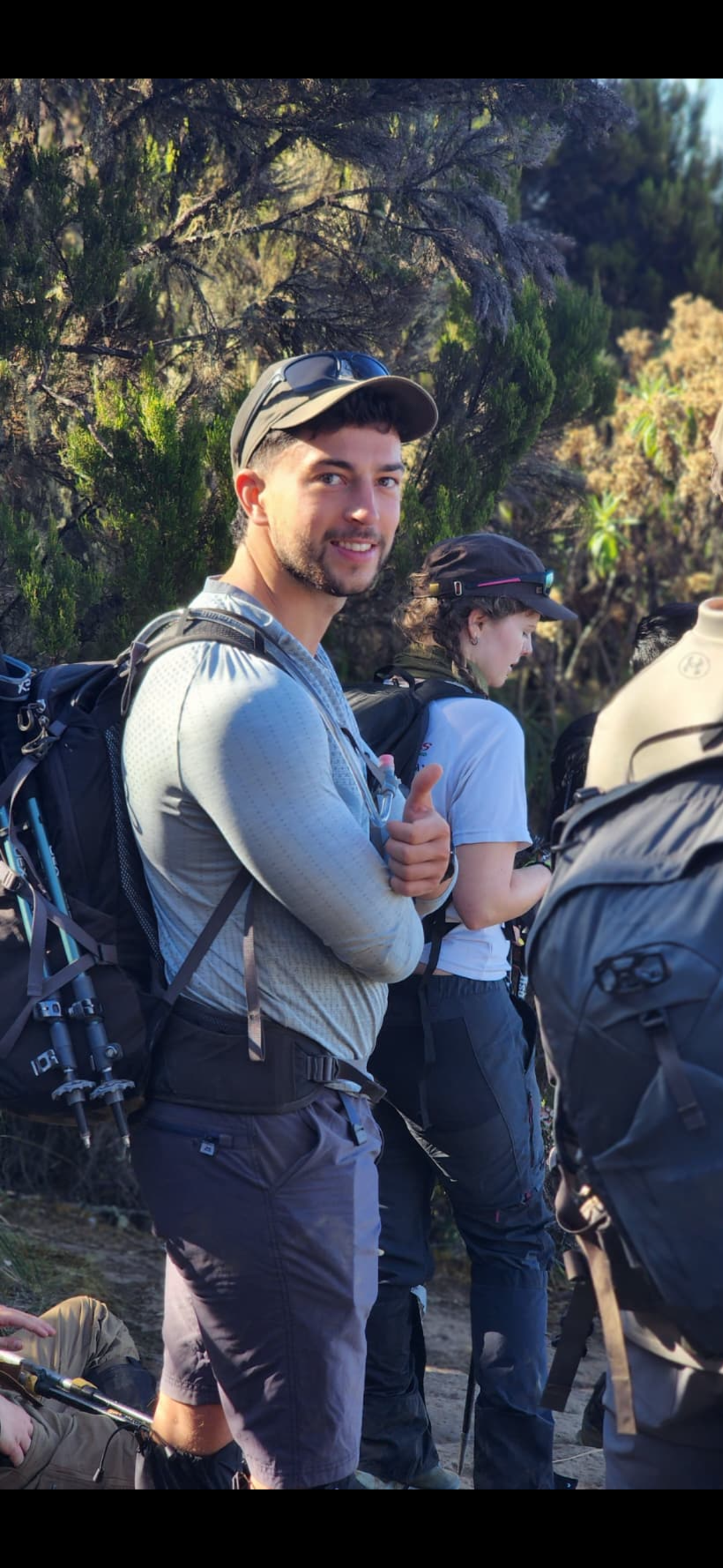 Personal Achievements — marathons, mountain peaks, and military commendation